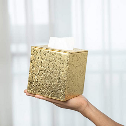 50 Packs High Quality Gold Tissue Box